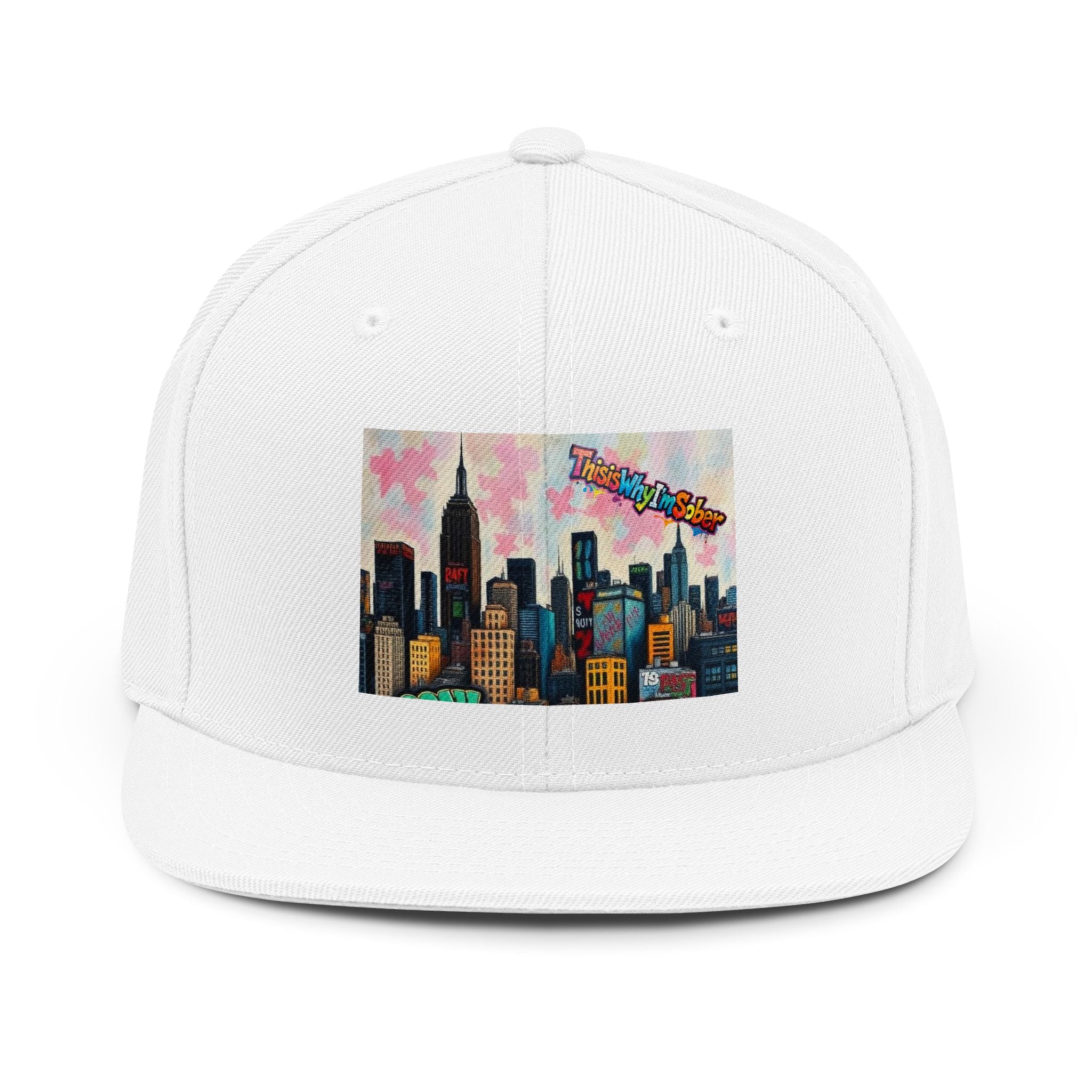 "Sober in the City" Unisex Snapback Hat