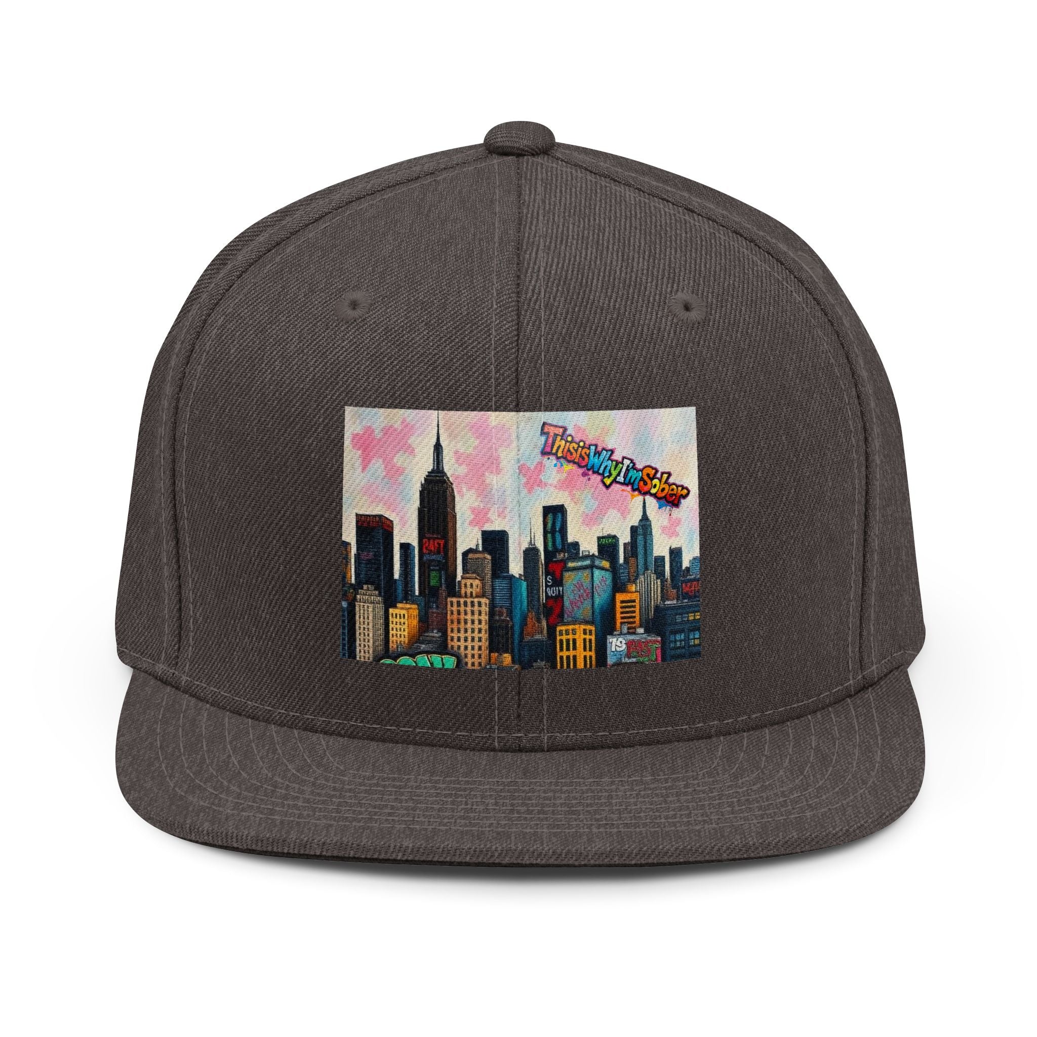 "Sober in the City" Unisex Snapback Hat
