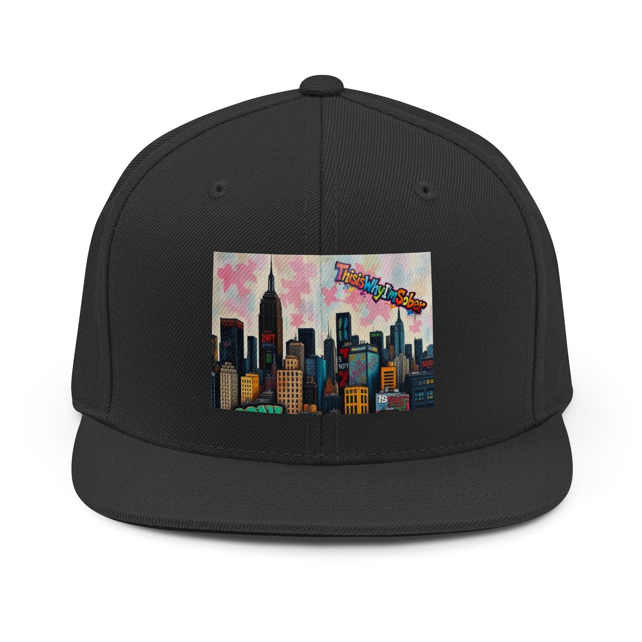 "Sober in the City" Unisex Snapback Hat